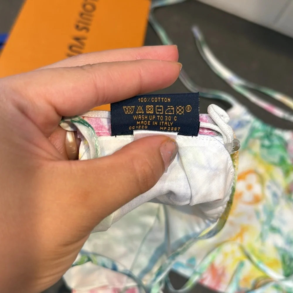 Louis Vuitton Monogram Pastel Face Mask and Holder